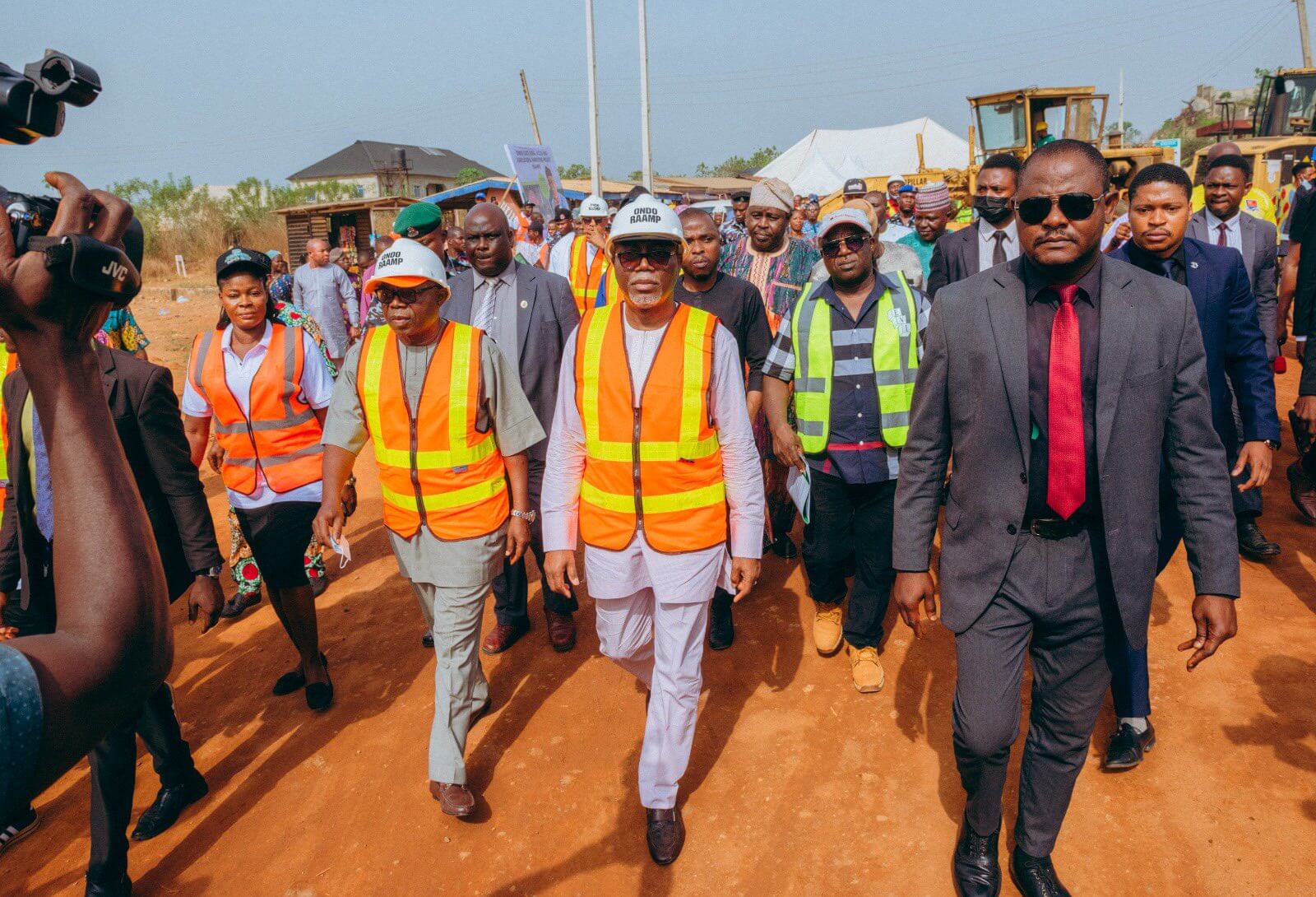 Lucky Orimisan Aiyedatiwa announce the kickoff of rural road(s) construction